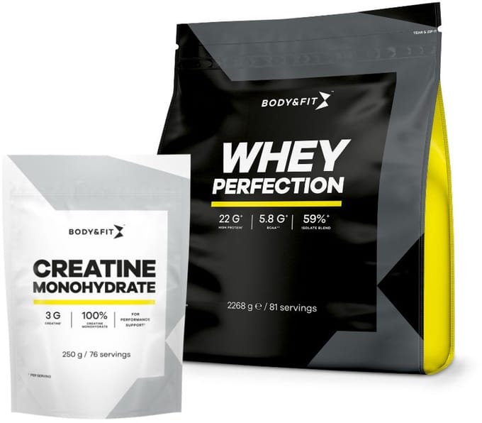 Whey Perfection Whey Protein 2268 gram Chocolade en Creatine Monohydraat 250 gram Bundel