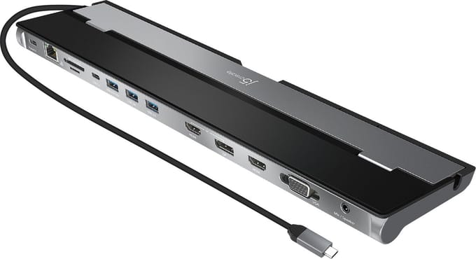 j5create JCD543-N USB-C Drievoudige Display Docking Station