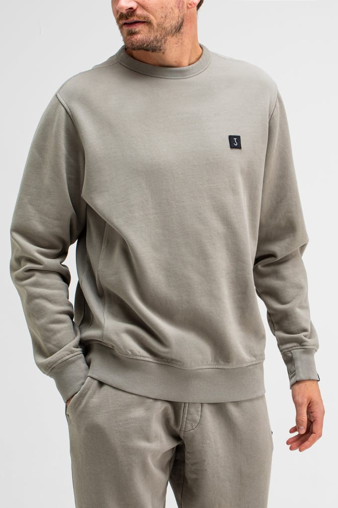 Butcher of Blue Army Crew Slate Grey Größe: S | Pullover Outlet | Herren | Grau