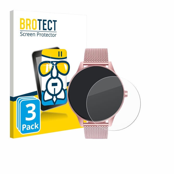 Screenprotector 3 Stuks voor TAOLOON Smartwatch 1.27" Beschermglas transparant