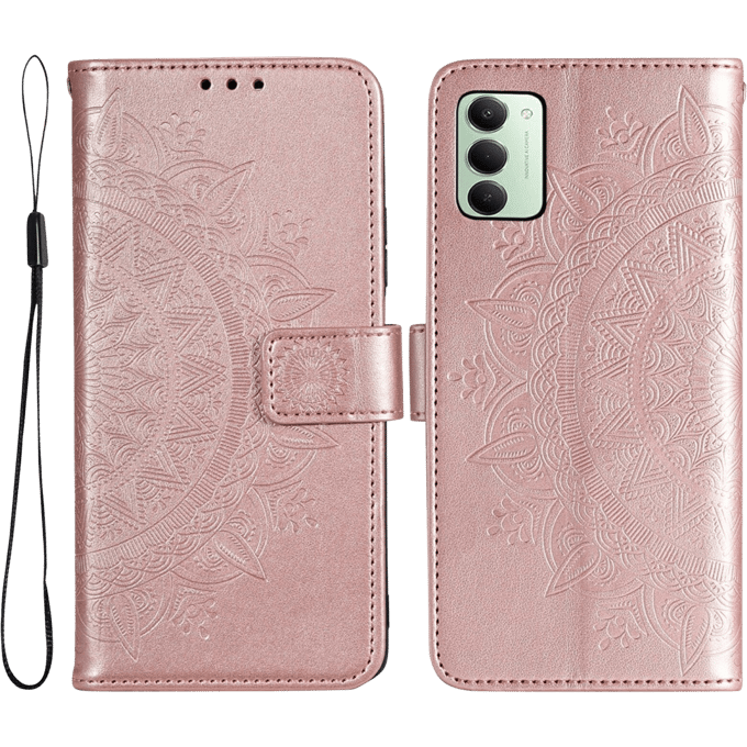 Comfycase Xiaomi Redmi 15 5G Mandala Wallet Roze