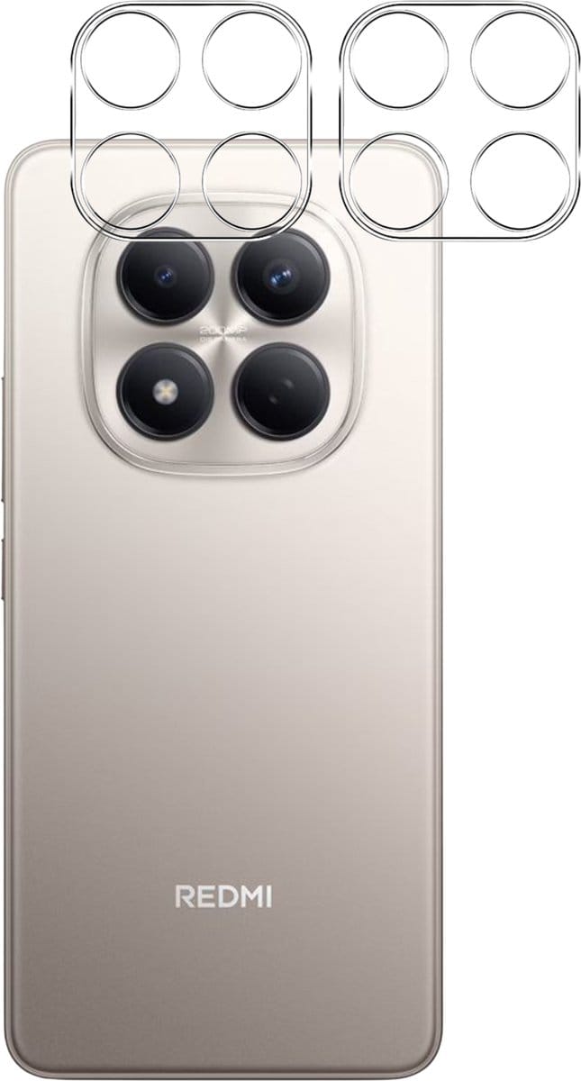 Camera Protector geschikt voor Xiaomi Redmi Note 15 Pro 4G - 2 stuks van glas Transparante glazen