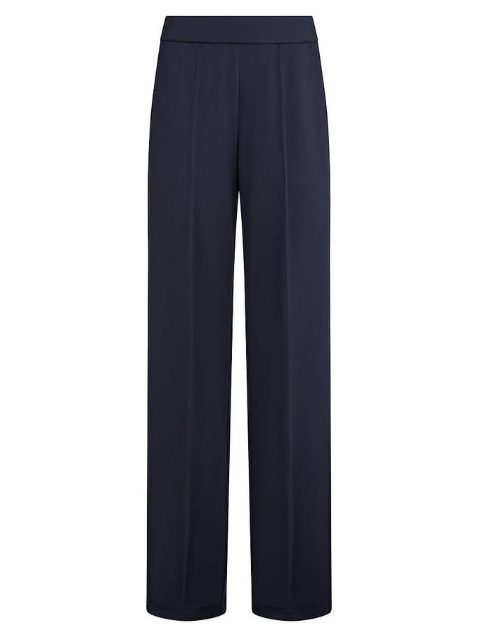 Wide Fit’ jersey broek Van Peter Hahn blauw