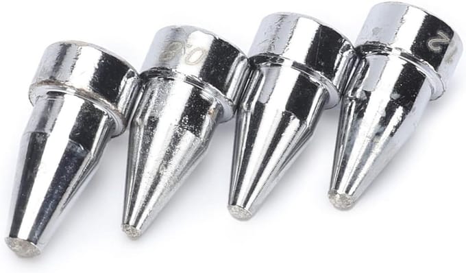 Set Desoldeermondstukken (4 stuks) voor Desoldeerpistool - 0.8mm t/m 2.0mm