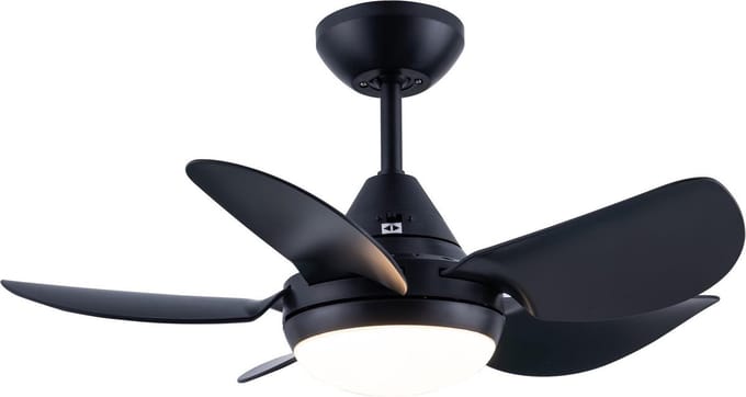 Evolar Plafondventilator met Verlichting - 76 cm - Stille Plafondlamp met Ventilator - Dimbaar Warm Wit Licht (LED) - EVO-CF30B