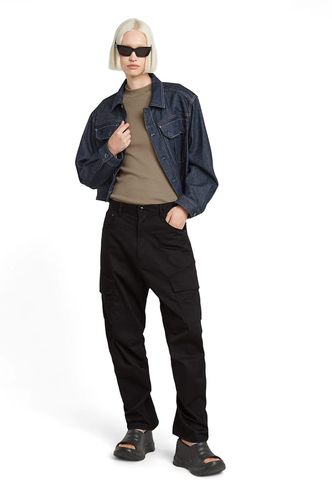 G-Star Cargo 3d Boyfriend Black Größe: W26 | Cargohosen Outlet | Damen | Schwarz