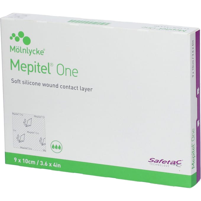Mepitel One Wondcontactlaag 9x10cm 5 Compressen