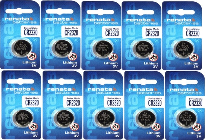 Renata CR2320.SC CE 10 packs