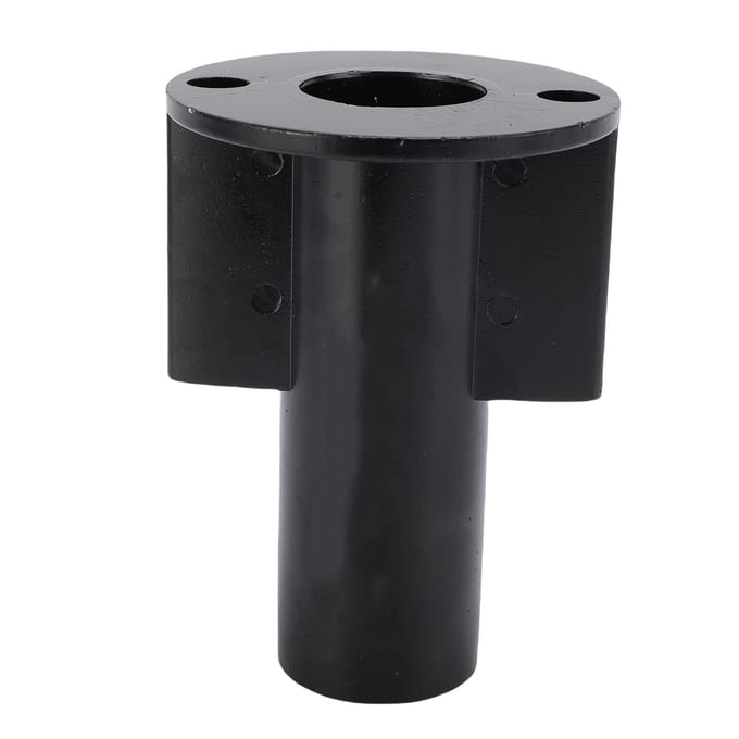 Tarp Paalhouder Aluminiumlegering Tentstokhouder Kampeertentstokstandaard voor Buiten black
