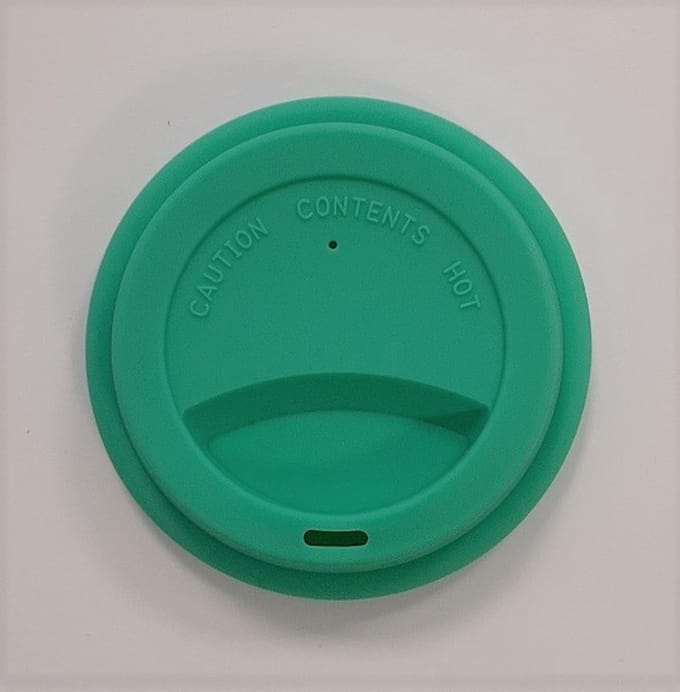 EIZOOK Koffie Thee beker deksel - Mint Groen - Siliconen - Multifunctioneel - herbruikbaar