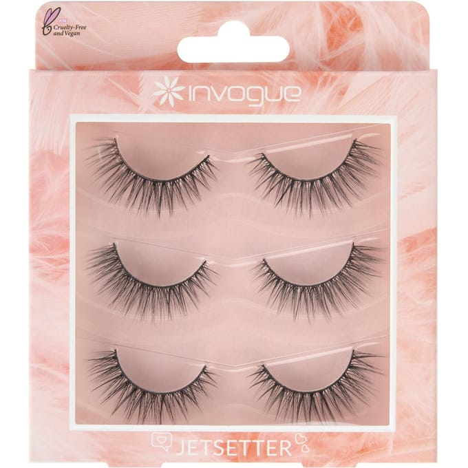Invogue Faux Lashes Jetsetter 3 Paar