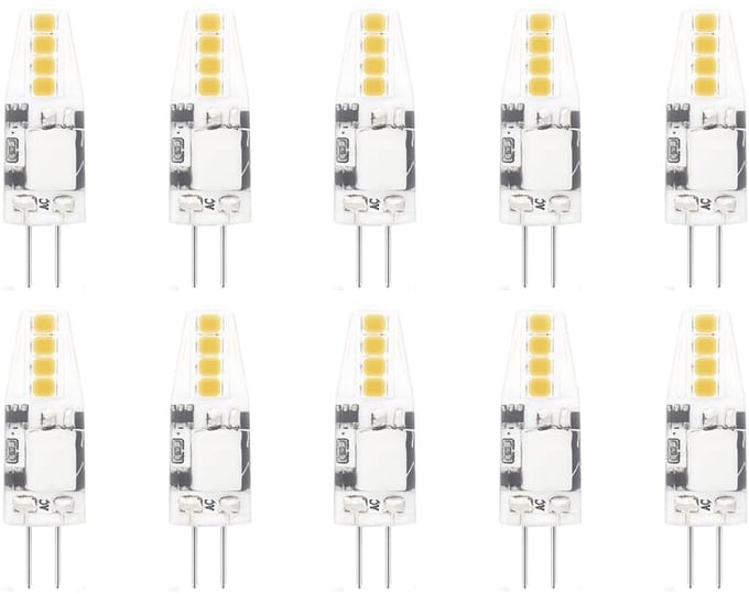 Modee LED Lamp G4 - 1.8W 4000K 180 LM 12V - LED Lamp insteek - Wit Licht - 10 stuks