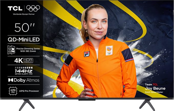 TCL 50Q6C - 50 inch - 4K QD-MiniLED - 2025 - Smart TV