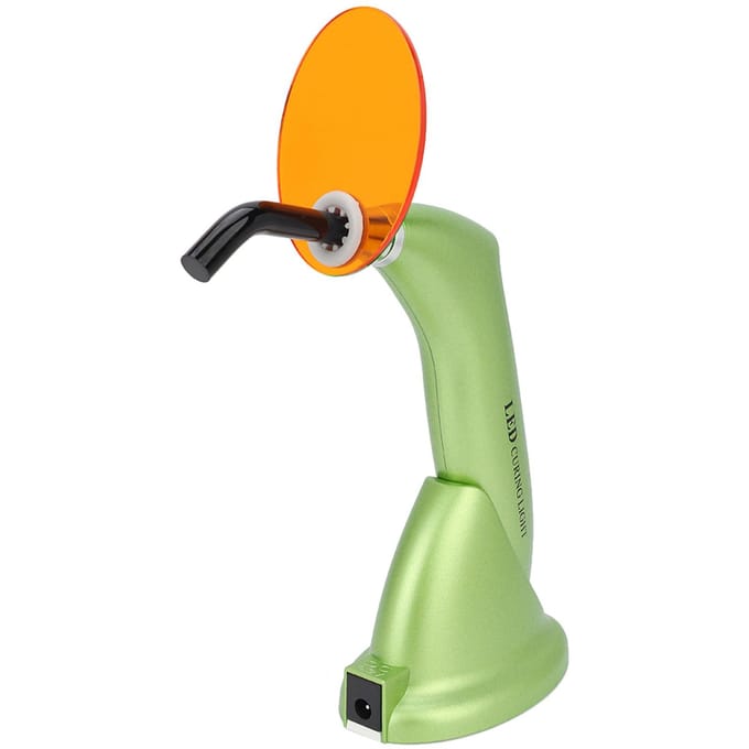 Dentale 5W Draadloze Pistool Type LED Uithardingslamp Machine Dentale Mondapparatuur EU Plug groen