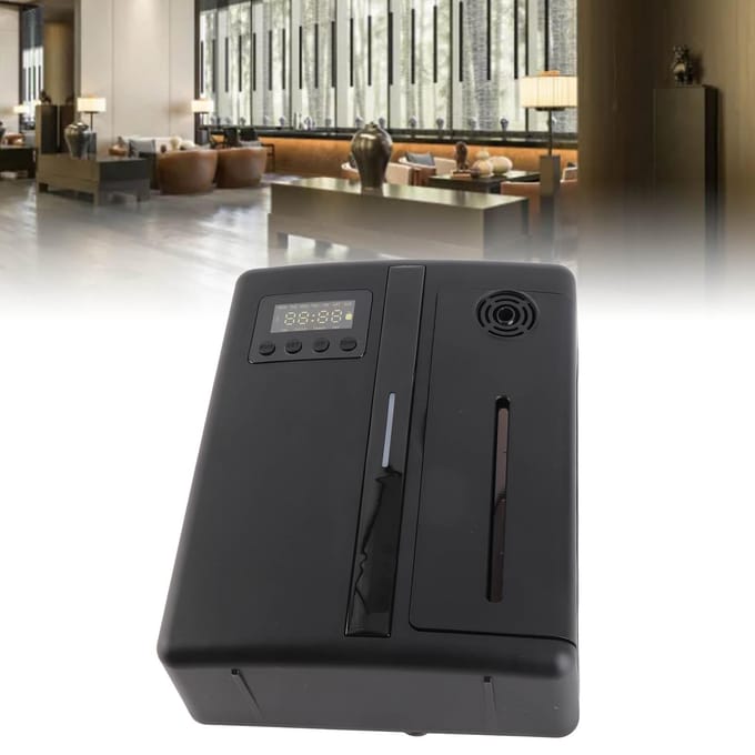 300m3 Bluetooth APP Aromatherapie Machine Hotellobby Aromatherapie Machine 200ml Essentiële Olie zwart