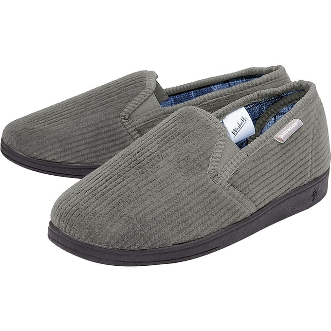 Heren Pantoffels met Tartan Voering en Geheugenfoam