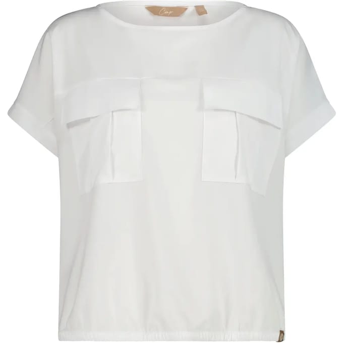Stretch Polyester T-shirt met Voorzakken Dames CMP