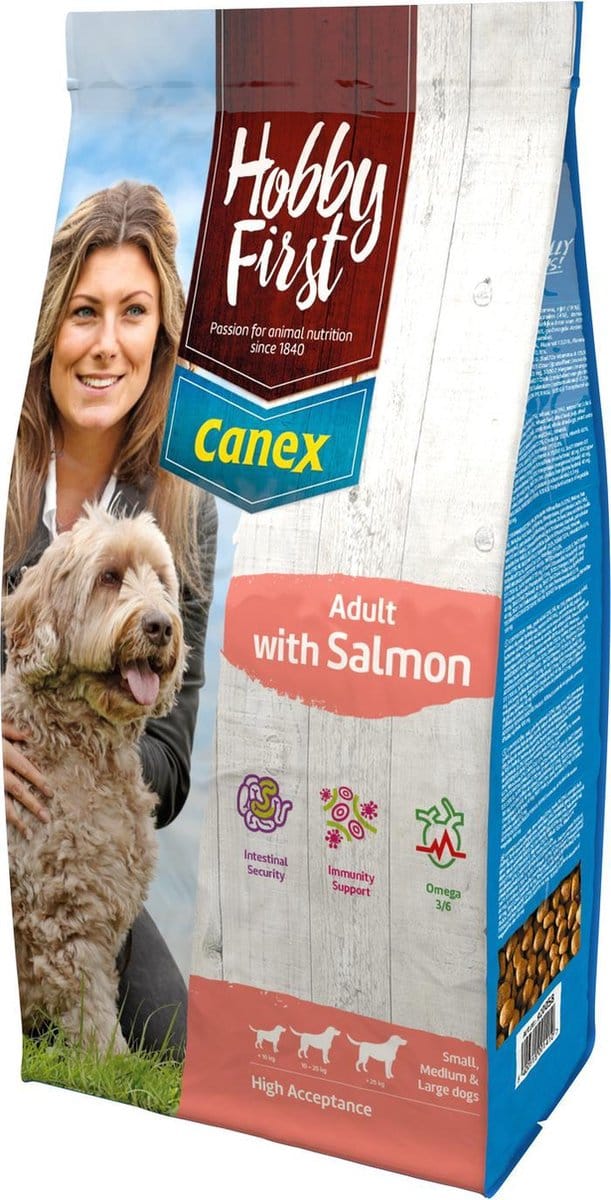 Hobbyfirst canex adult met zalm - 3 KG