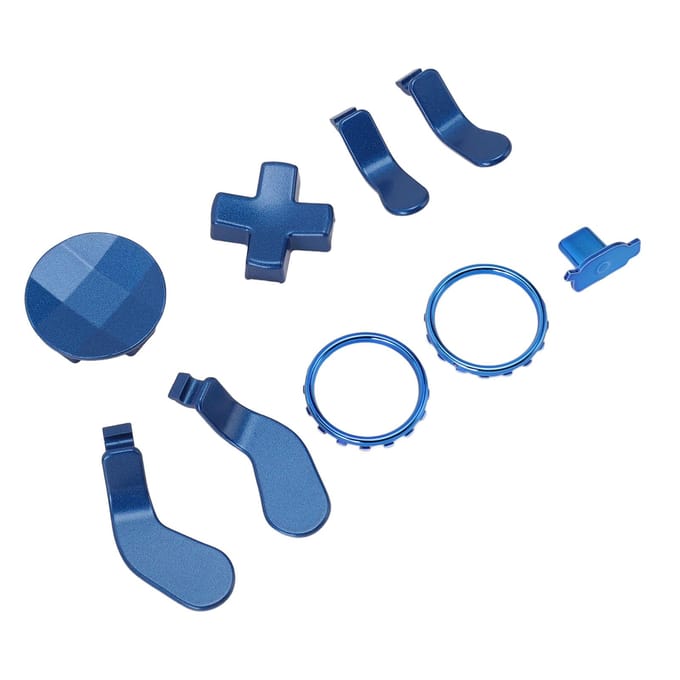 Metalen Thumbsticks Professioneel 15-in-1 Gaming Accessoire Vervanging voor Xbox One Elite Series 2 blauw