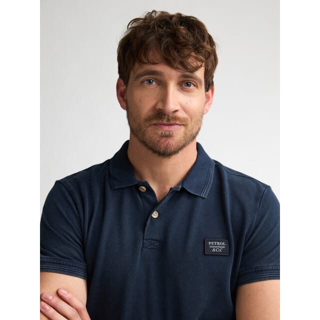 Petrol Industries Men polo short sleeve navy