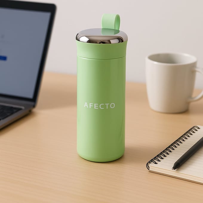 Afecto 1+1 gratis waterfles | fles om je eigen drinken mee te nemen 400ml