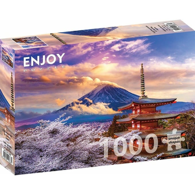 Enjoy Puzzle legpuzzel Fuji Mountain in Spring Japan - 1000 stukjes.