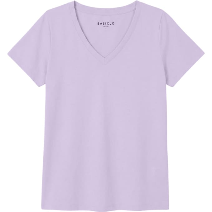 V-neck Premium T-shirt VIOLET