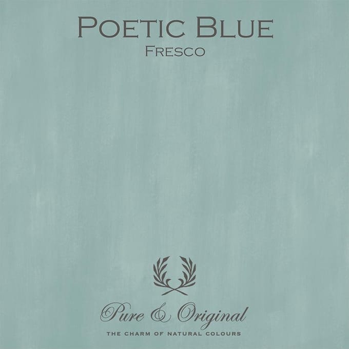 Pure & Original Fresco Kalkverf Poetic Blue 1 L