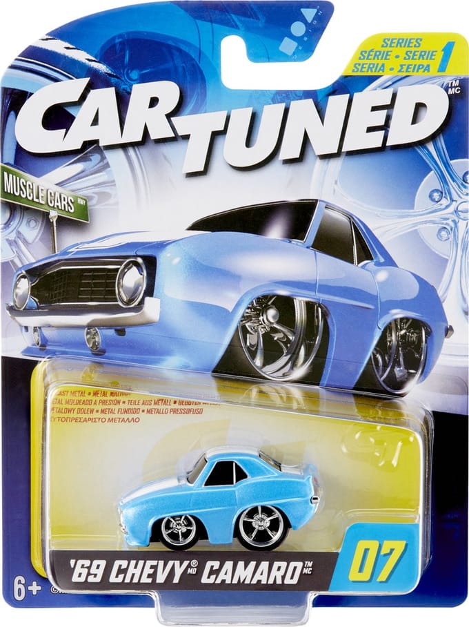 CarTuned Series 1 - 1969 Chevy Camaro Blue (Muscle)