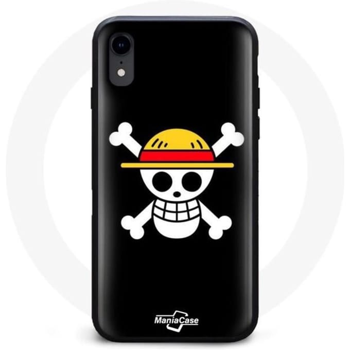 Coque Maniacase pour Iphone X Bandera De Luffy One Piece - zwart