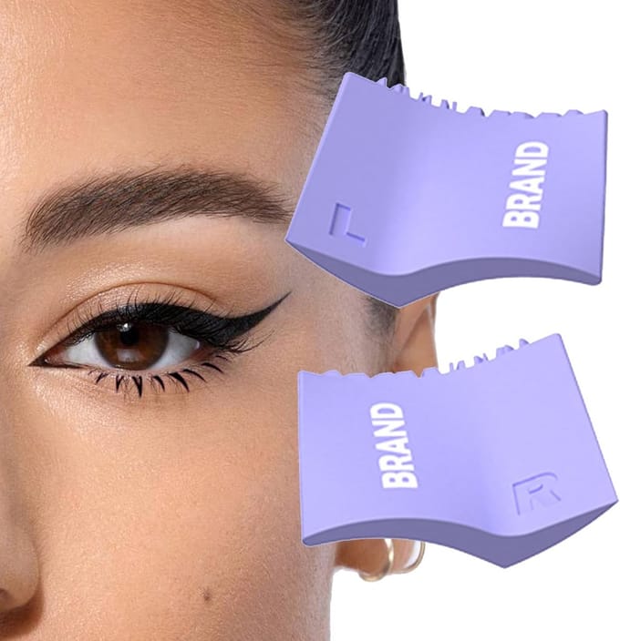 Wimper Stempel - Eyeliner Tool - Natuurlijke Ogen - Herbruikbaar Siliconen - 3.4 x 3.2 cm