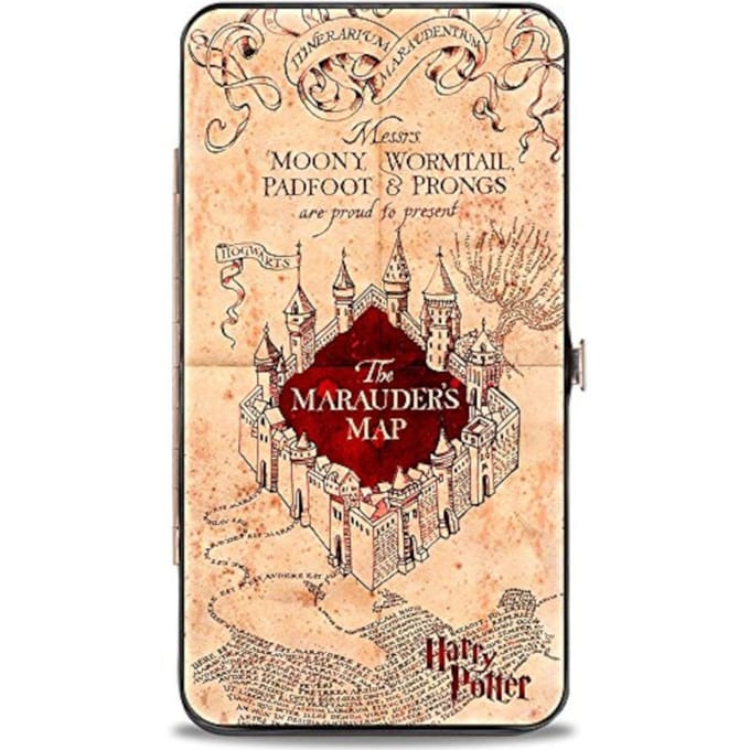Buckle-Down Harry Potter Hogwarts School The Maraunder's Map Hinged Wallet