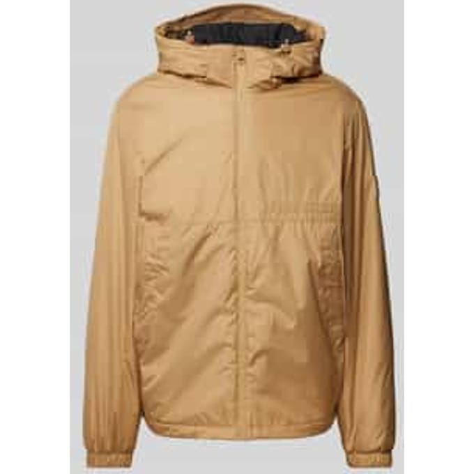 Windbreaker met labelopschrift