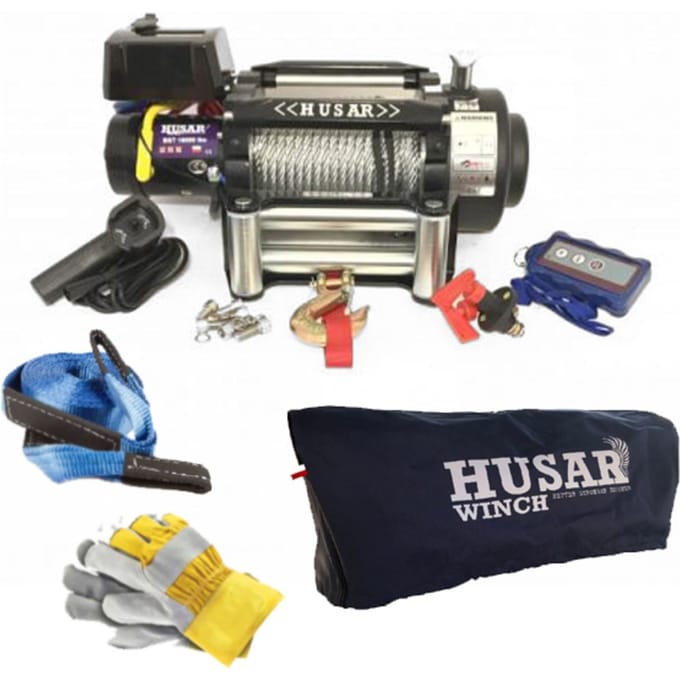 Kabellier voor montages en speciale voertuigen HUSAR WINCH BSTS18000LBS24VKIT1