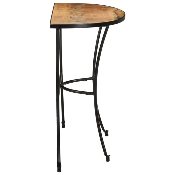 vidaXL - Bijzettafel - 110x40x77 - cm - massief - mangohout