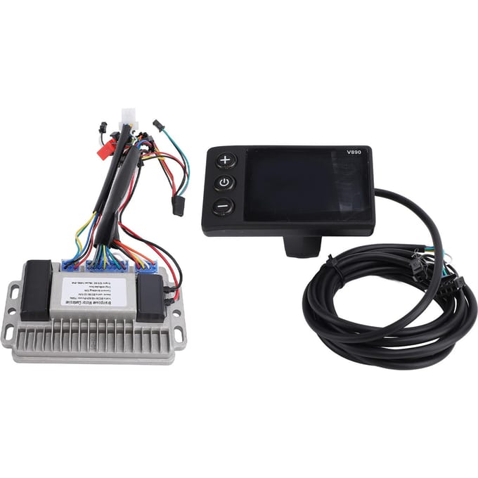 Controller V890 LCD Display Paneel Kit 36V 48V 60V 750W 33A ABS Aluminiumlegering Snelle Warmteafvoer black