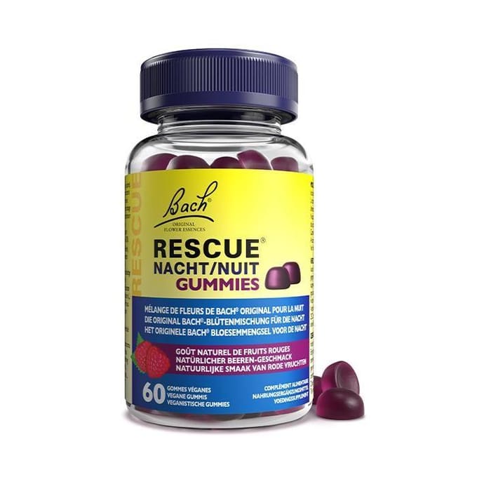 Rescue Nuit Gummies rode vruchtensmaak 60 stuks