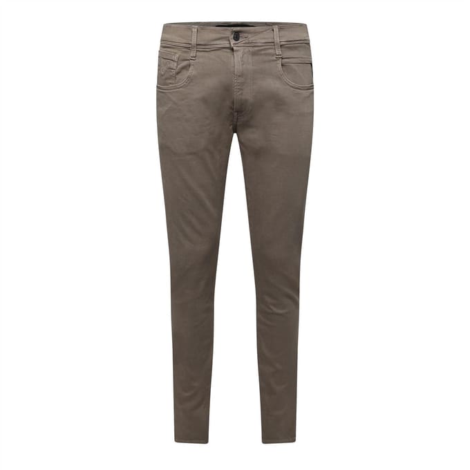 Replay Anbass Slim-fit herenjeans (Beige)