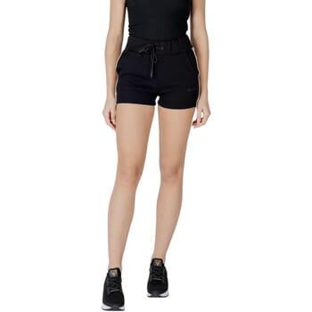 Sweatshorts met tunnelkoord en logoprint model 'BRITNEY'
