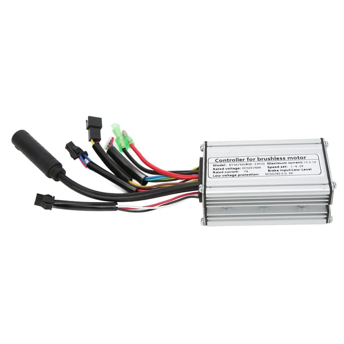Elektrische Fiets 36V48V 15A Blokgolf Controller met LED880 Display Kit voor 250W Borstelloze Motor black