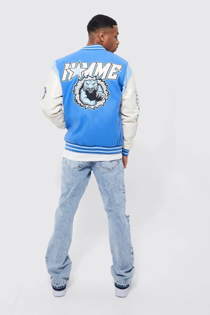 Slim Flare Washed Distressed Gusset Panel Jeans | Ice Blue | Size 28R
