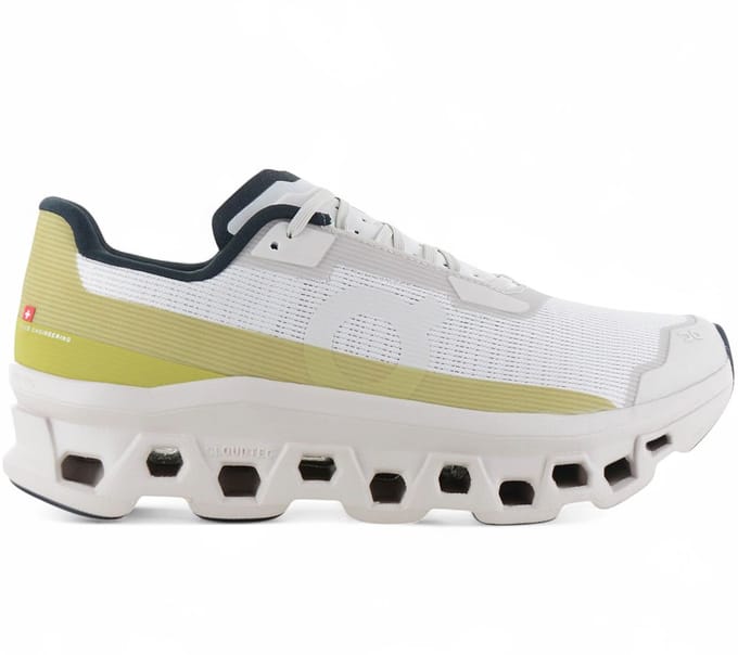 ON Running Cloudmonster Void - Heren Hardloopschoenen Cloud Schoenen Silver-Lense 3MF10673352 , Maat: EU 47.5 US 12.5
