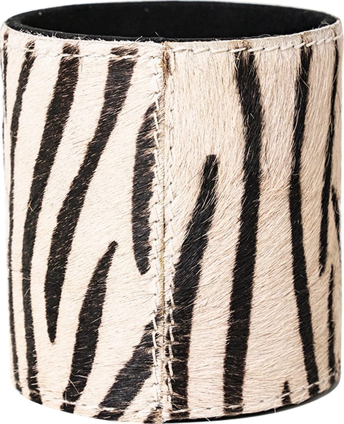 *pennenbak koehuid zebra 10cm*
