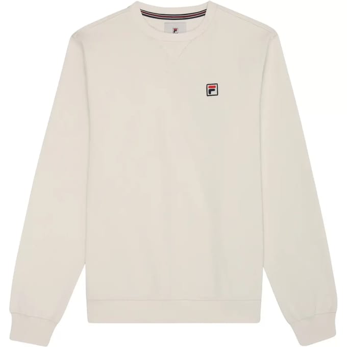 FILA Biella Regular Crewneck Sweatshirt Egret Taglia: S | Maglioni a maglia Outlet | Uomo