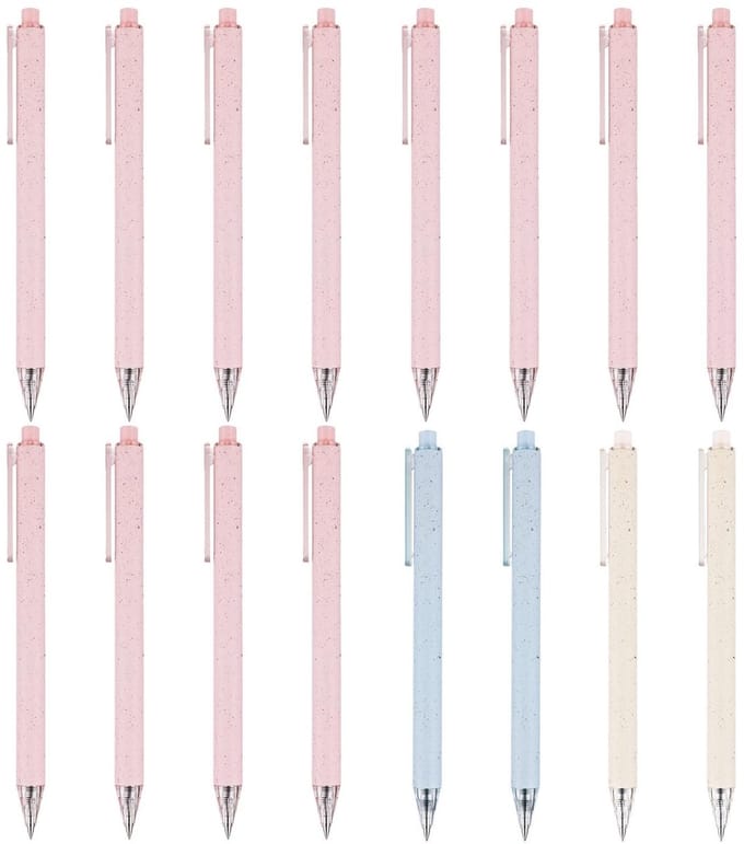 Dailygoods- Bureaustiften 16 stuks - Schrijfbalpen - Leergelpen