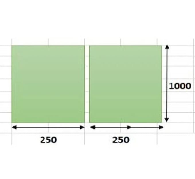 Interline Ondertapijt 9,75 x 4,90m (ovaal)