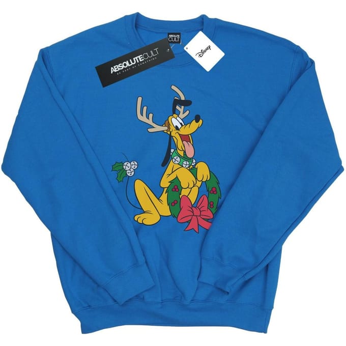 Disney Heren Pluto Kerstmis Rendier Sweatshirt (Koningsblauw)