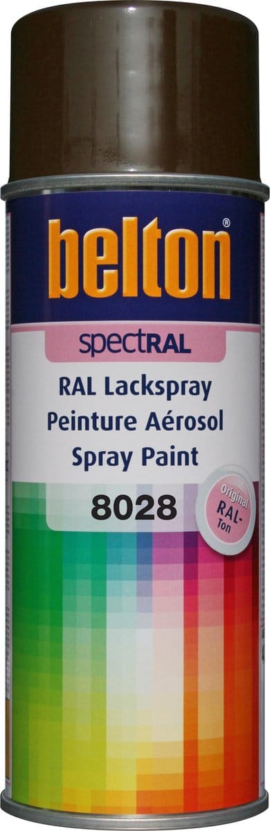 Spuitbus RAL 8028 Terra bruin 400ml