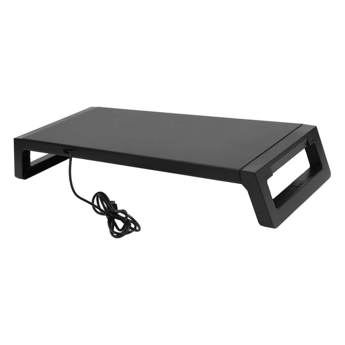 KM81 Monitorstandaard Desktopverhoger 8,5 cm Hoogte 55,1 lb Draagvermogen met RC-bediening Kleurrijk Licht gray