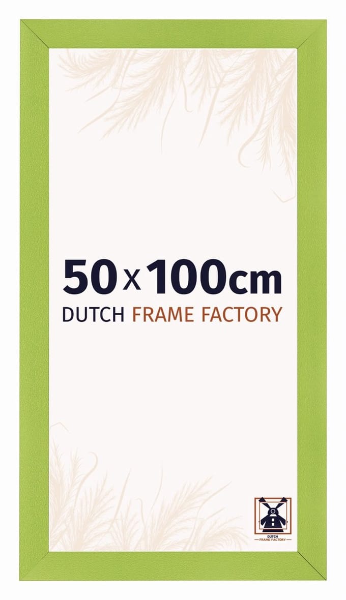 Fotolijst 50x100 cm - MDF - Groen - Praag
